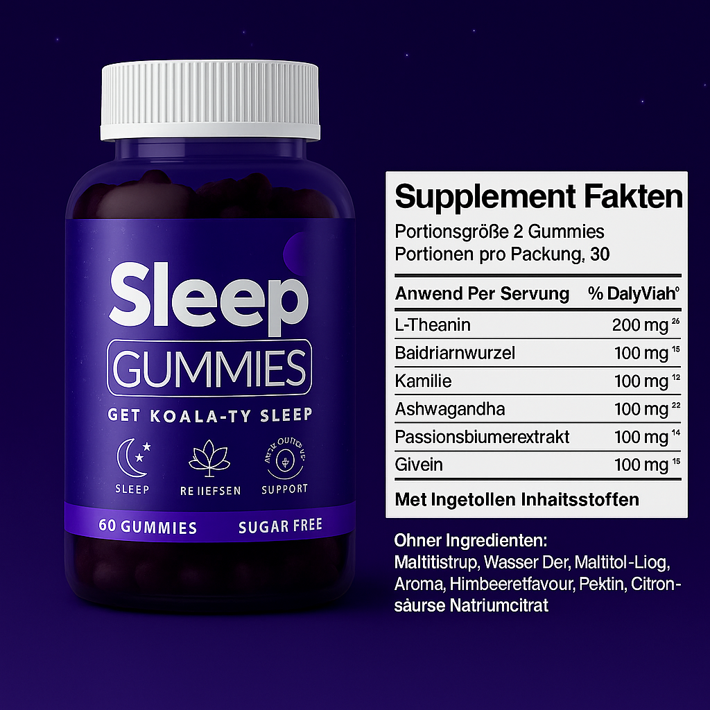 Sleep Gummies – Natürliche Einschlafhilfe